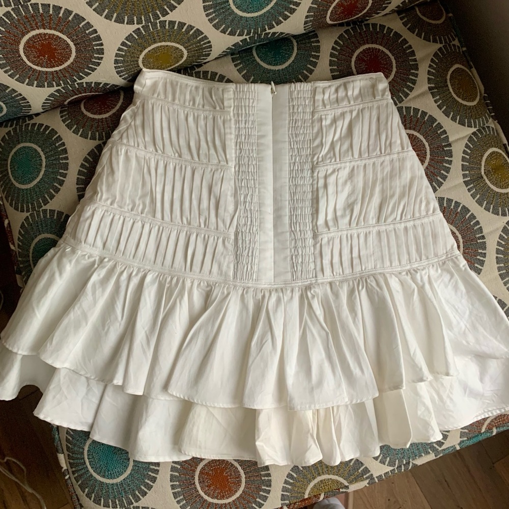 Designer Aje White Mini Skirt View 5